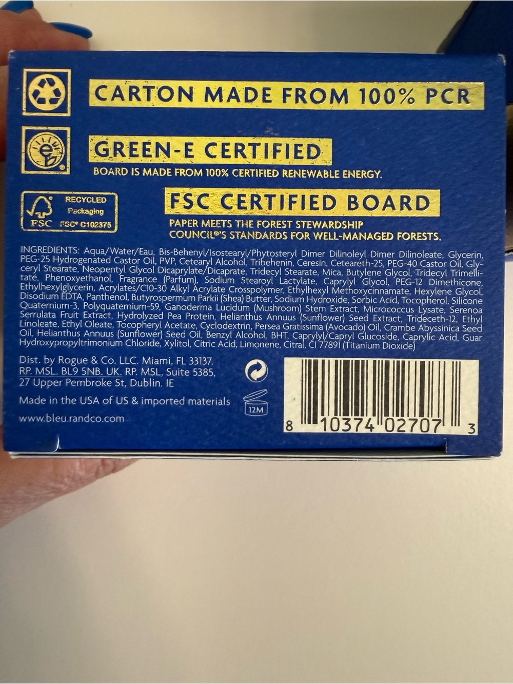R+Co Bleu Elastic Styling Pomade — 1.7 ounces - Picture 4 of 4
